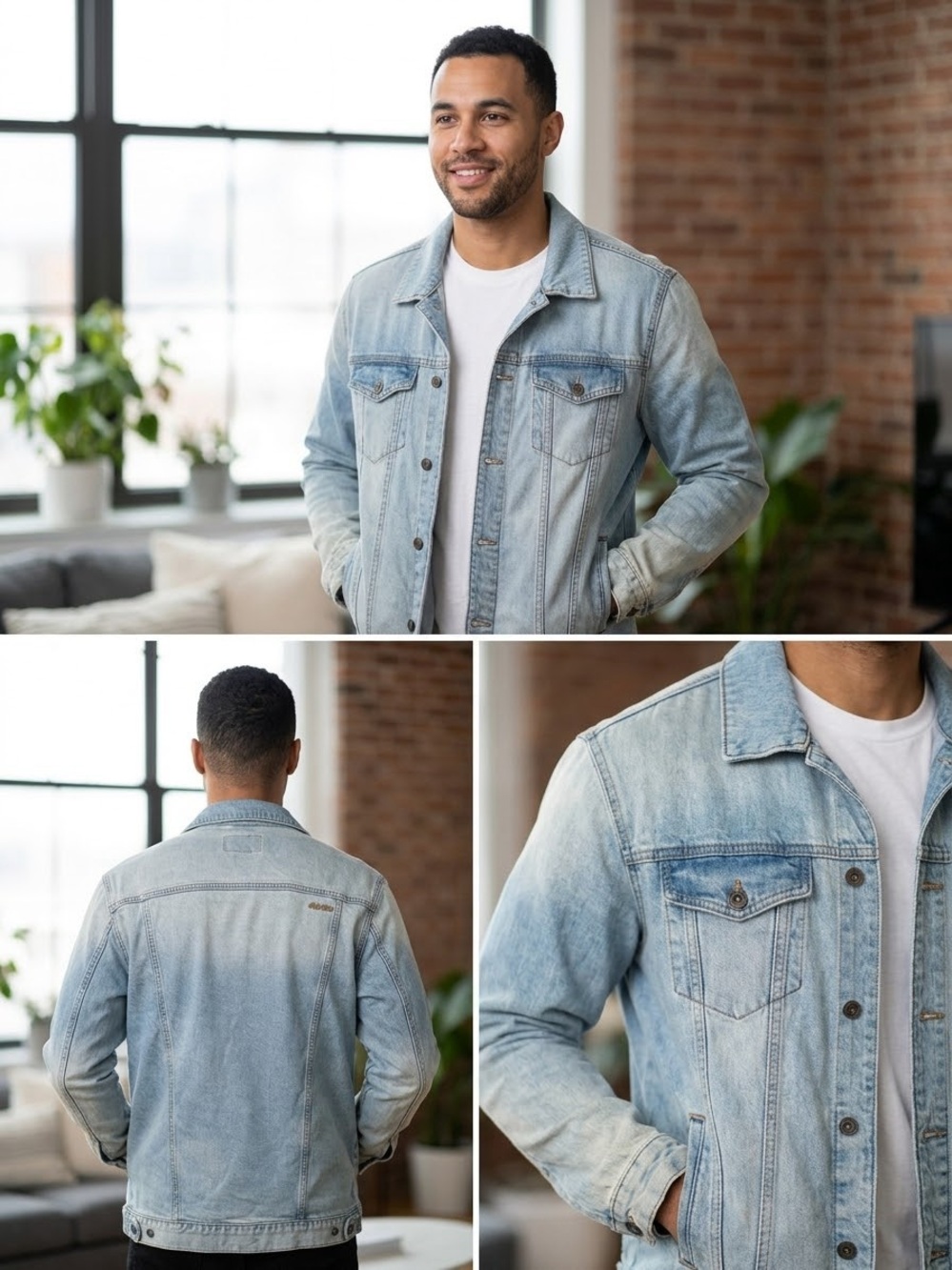 Chubbies The En Fuegos Denim Trucker Jacket, Size XXL